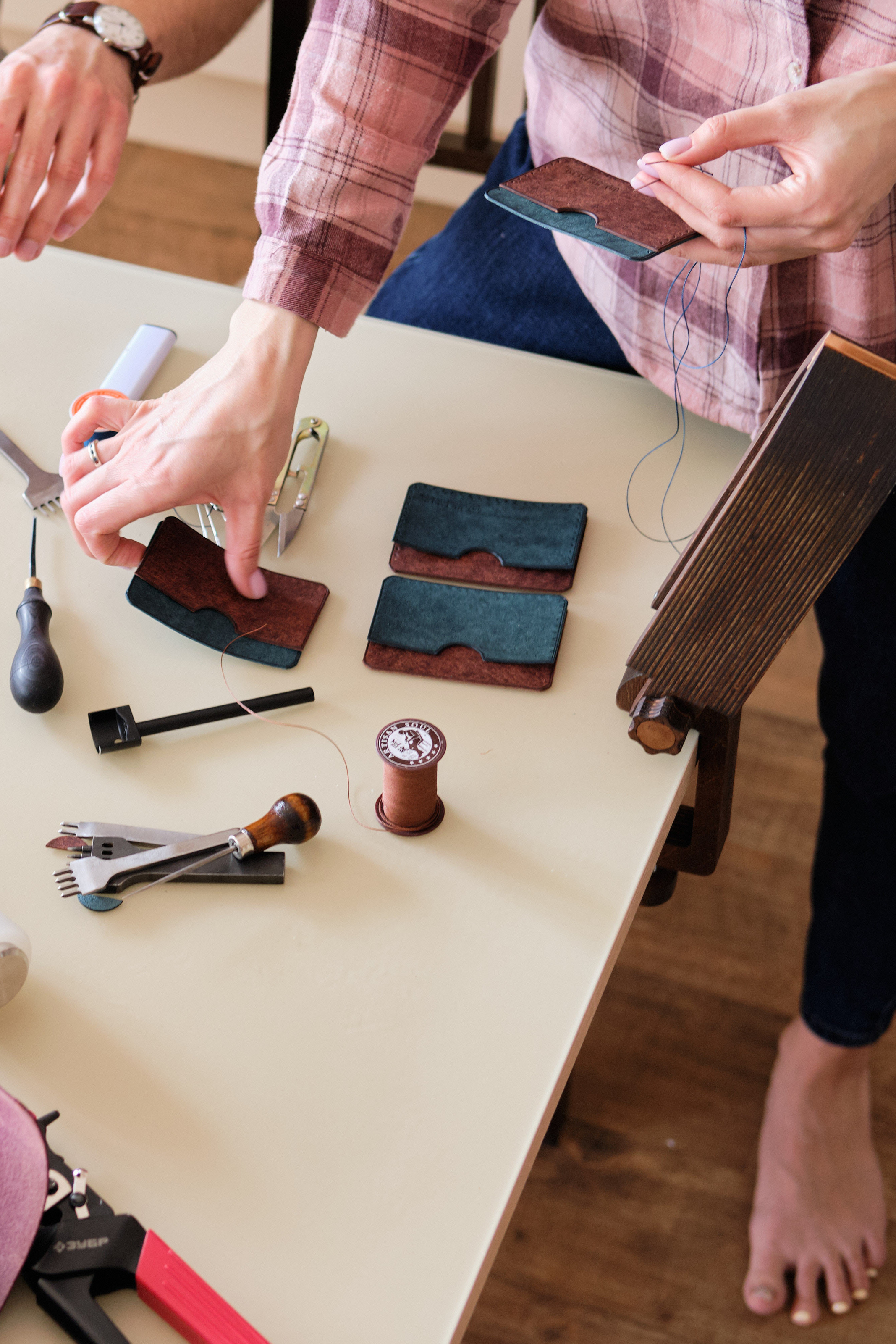 Контент съёмка для кожевенной мастерской в Новосибирске. Артём Кузнецов, фотограф, Новосибирск