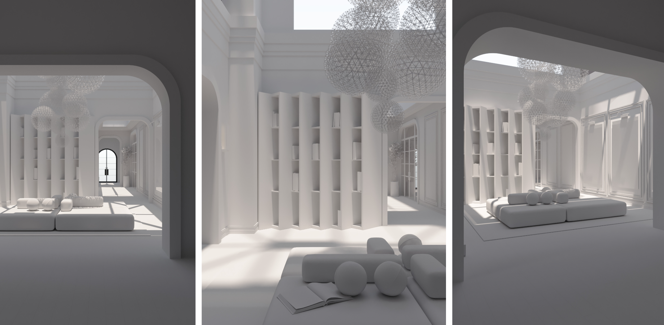 Разбор интерьерного кадра. Рендер на проекте.ру