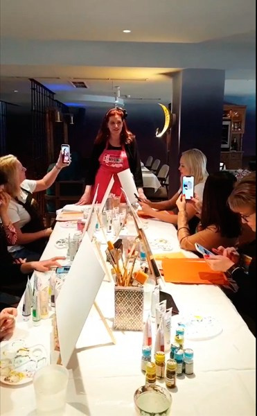 Мастер-класс "Интуитивная живопись" в Москве поселок Сокол - автор Марина Кузнецова