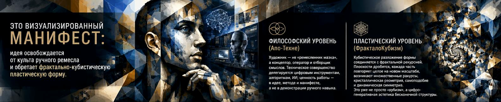 Квинтэссенция работ «Апо-Техне» в стиле «ФракталоКубизм». Своя Мастерская