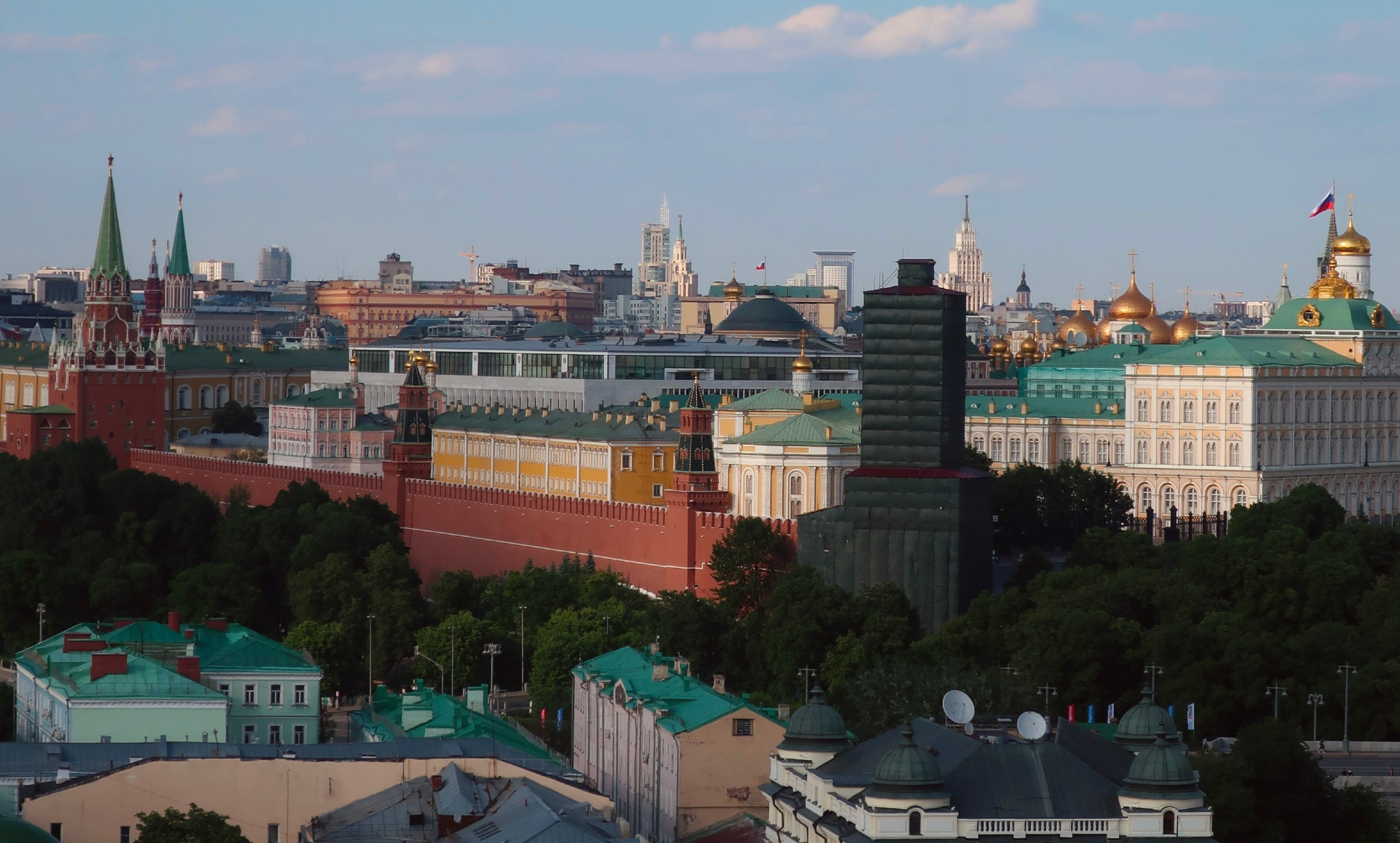 Кремль, высотки, Арбат, Москва Сити и Красный октябрь с высоты 40 метр. Проект «Фотокладовка»: блог уличной фотографии в формате street photo