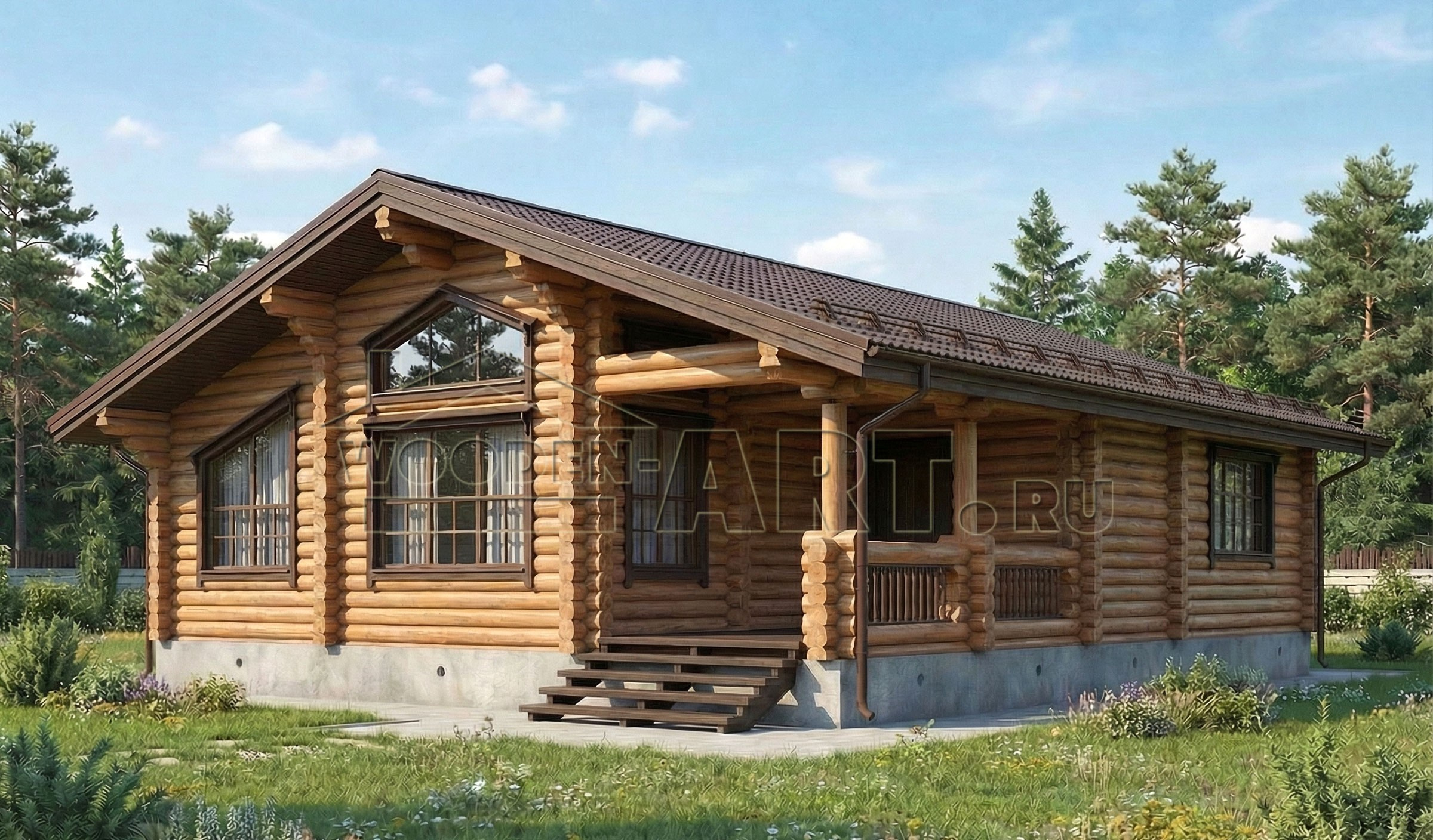 «Велегож парк» 138 кв. м. Проекты деревянных домов