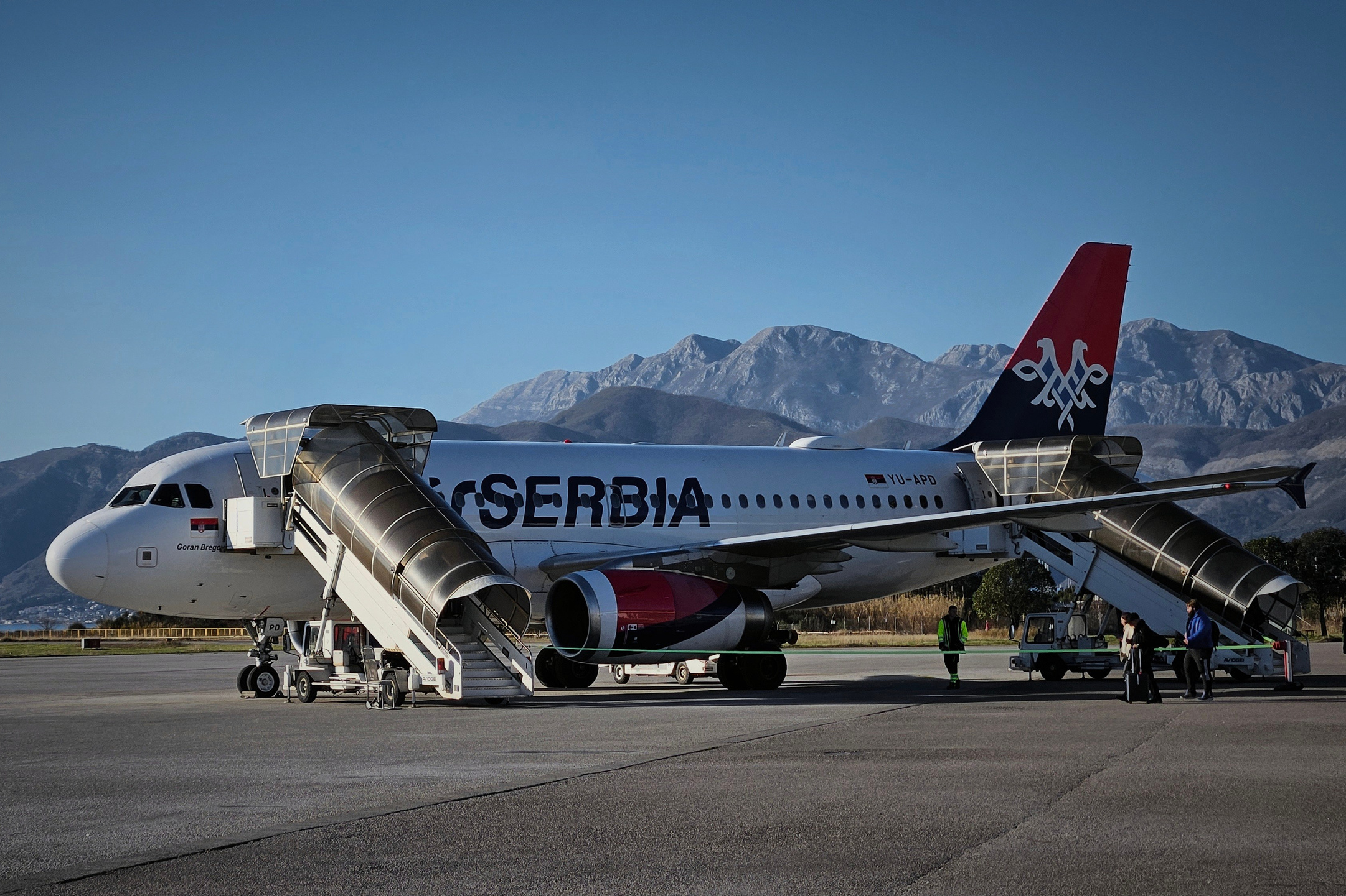 PMS at Tivat airport. Portrait photographer in Tivat Montenegro Katerina Kirsanova