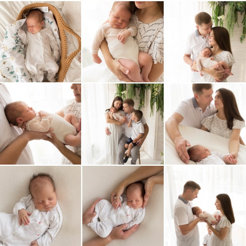 Новорождённые. Фотограф новорождённых малышей и детский фотограф В Казани Лана Максим