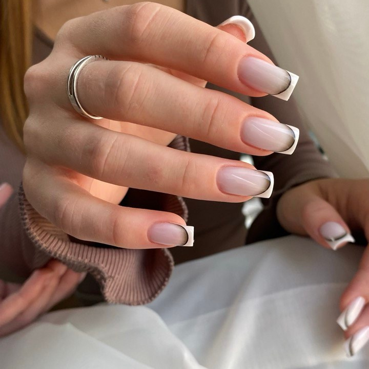 Наращивание ногтей Юмашева. Французский маникюр Севастополь