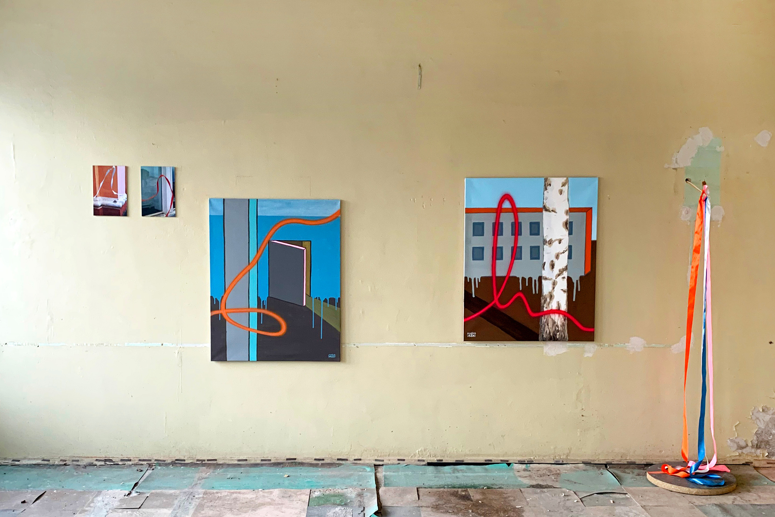 Solo show projects. Artist Anna Snegina Художница Анна Снегина