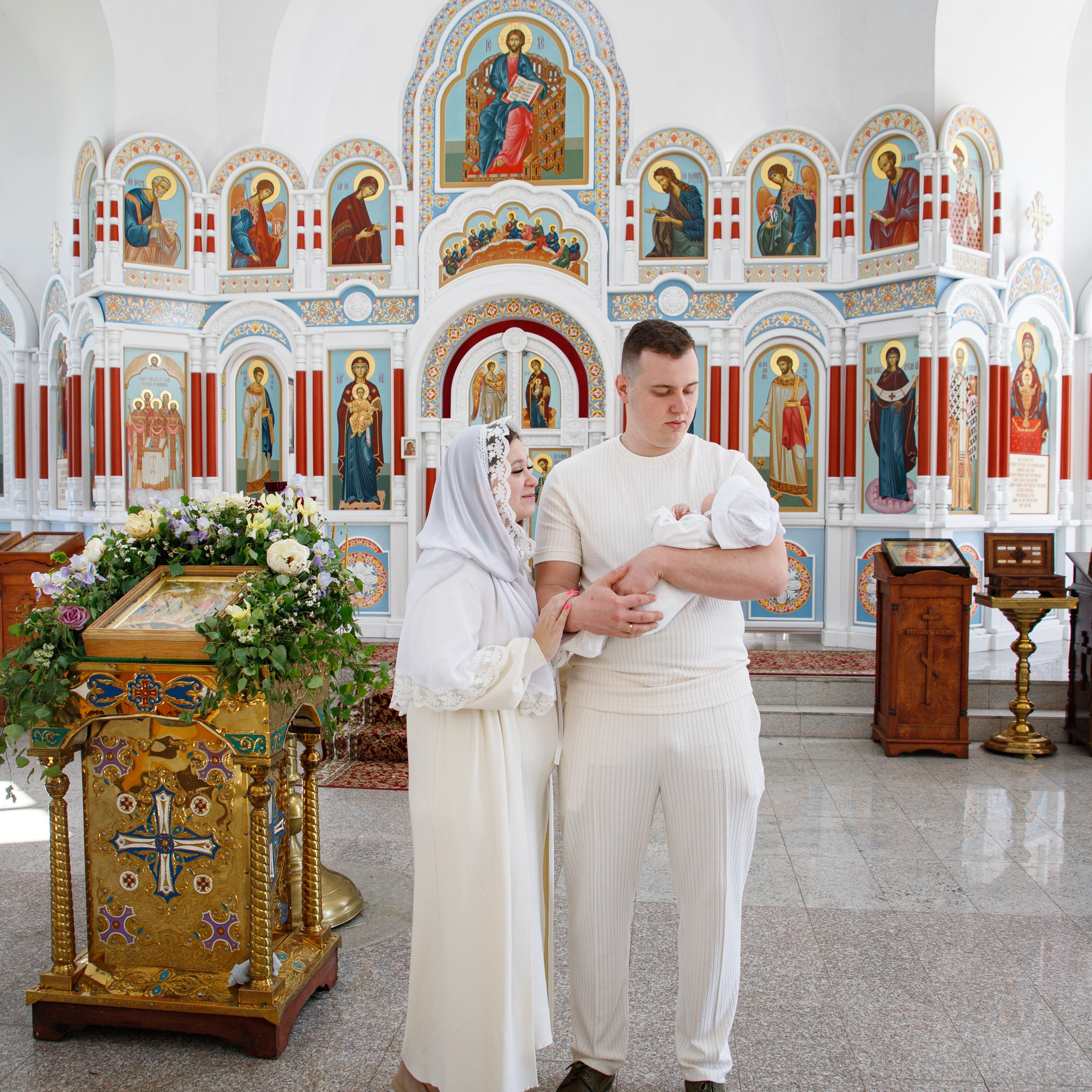 Крещение. Фотосессия беременности & материнства Коломна