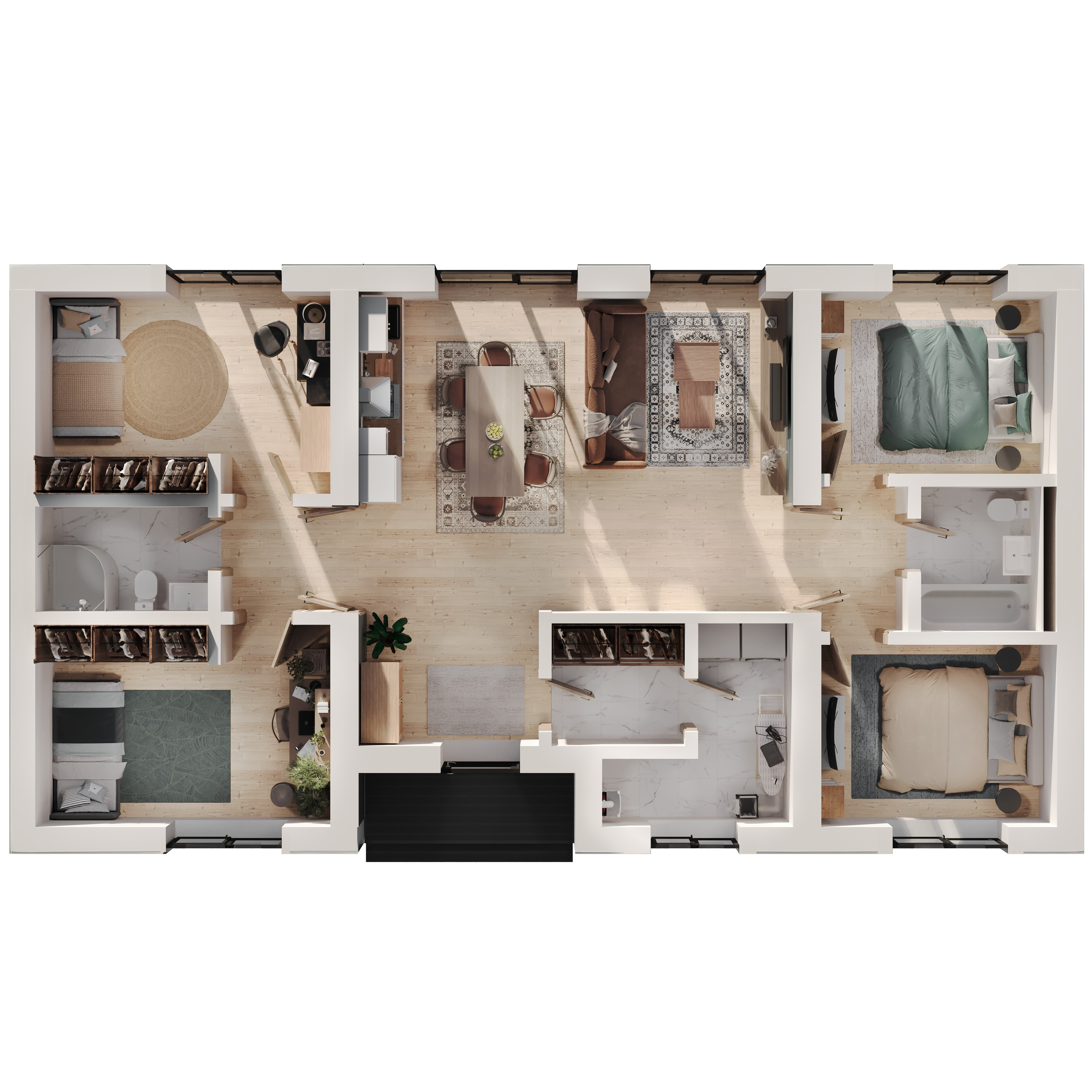 Дом серии Микеле 100, планировка