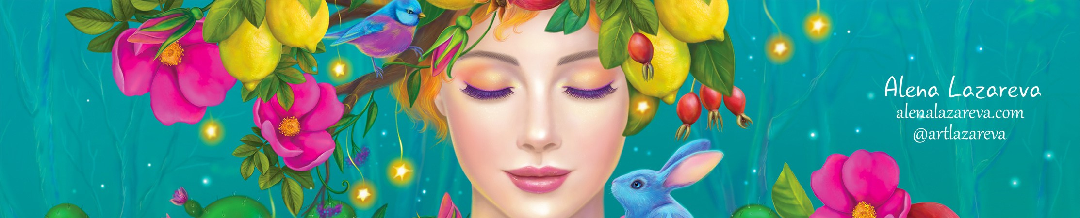 Contact. Alena Lazareva artist & pattern design