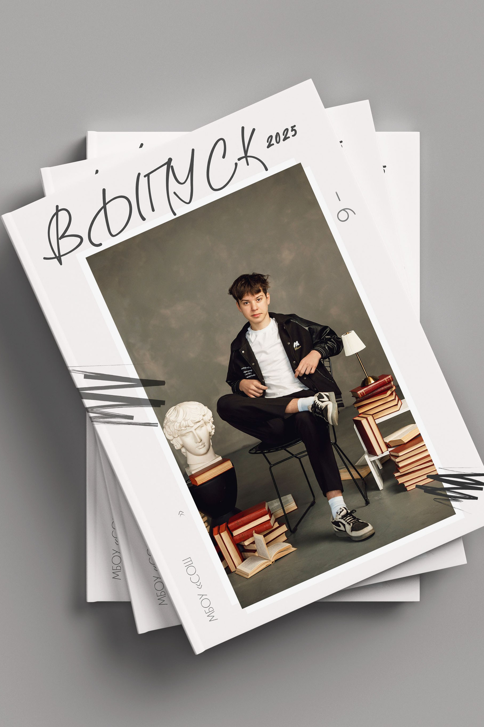 Старшая школа_6 разворотов инд. Выпускные альбомы Шатура Рошаль МО