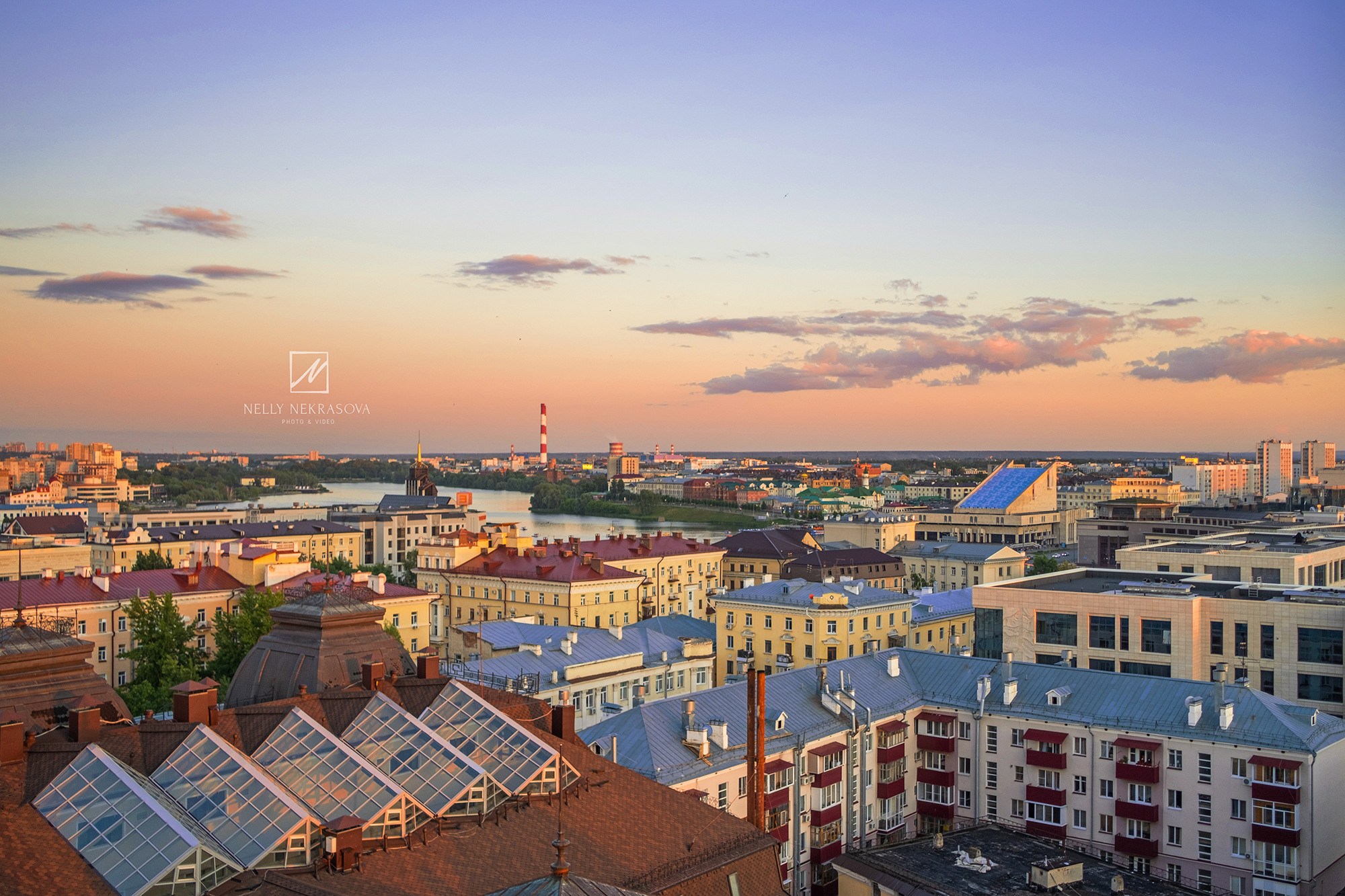 Казань с высоты птичьего полета. Фотограф Нелли Некрасова