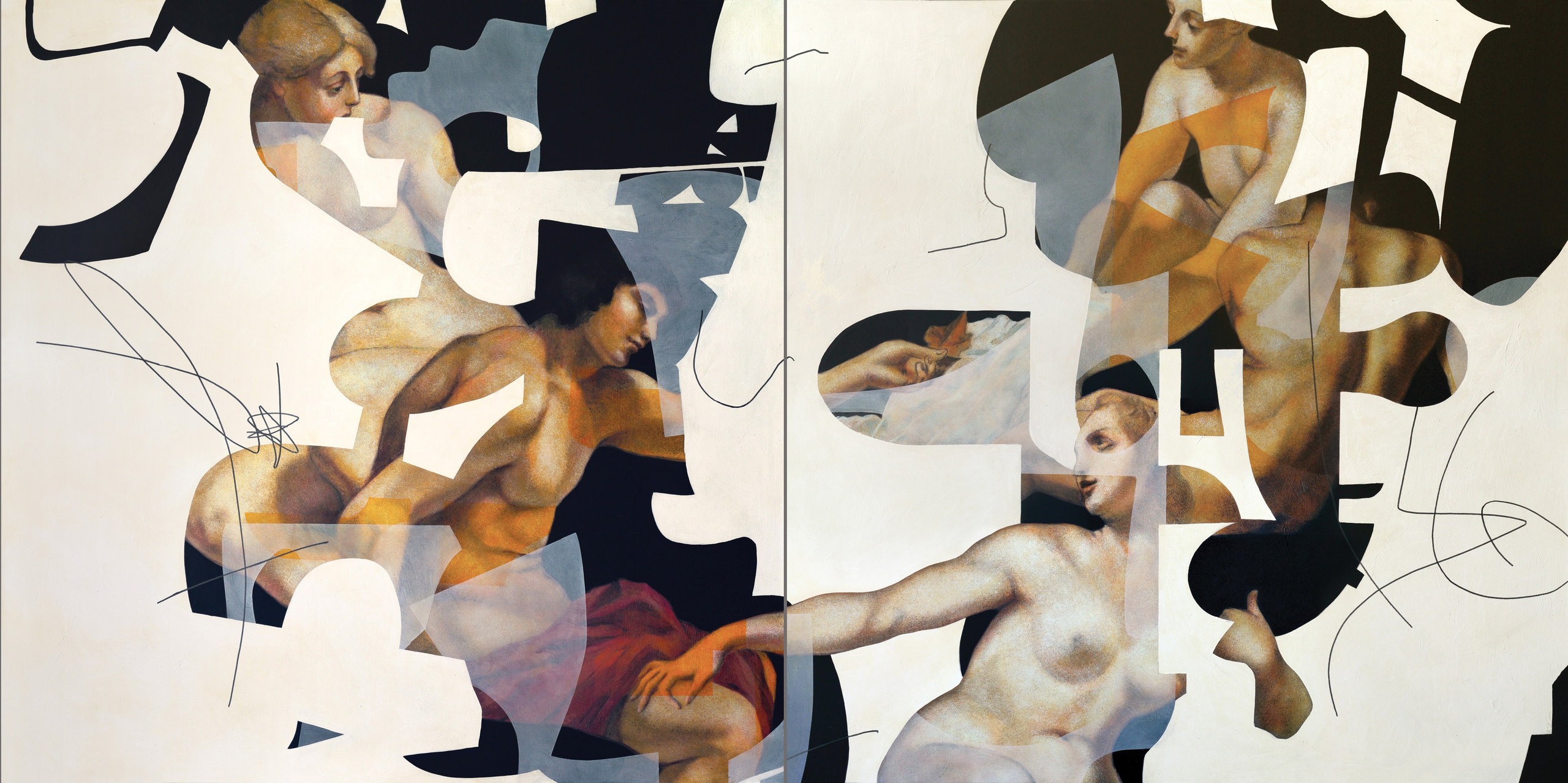 Диалоги. Художник Ольга Рикун. Москва