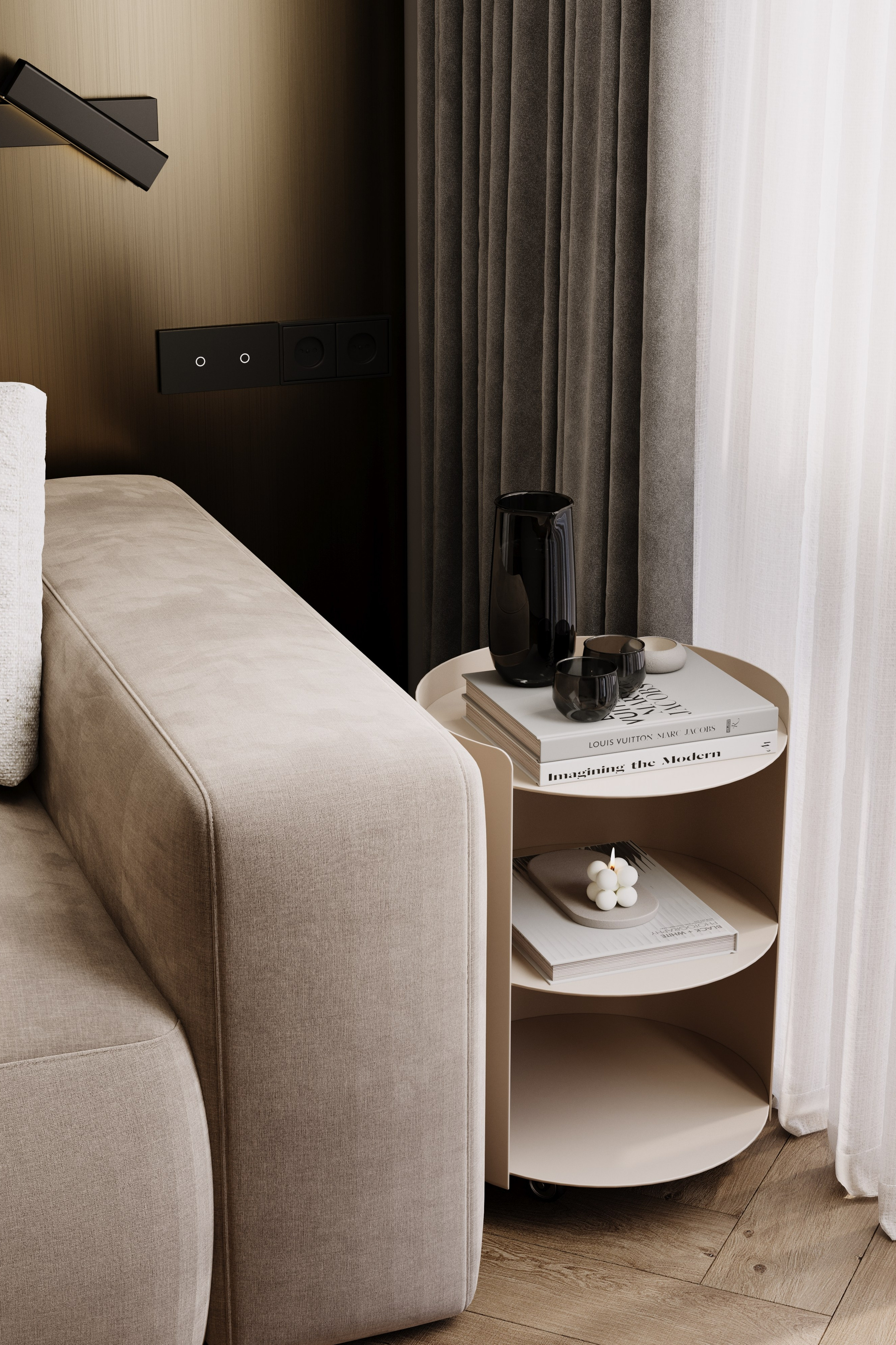 Контакты. Визуализации интерьера