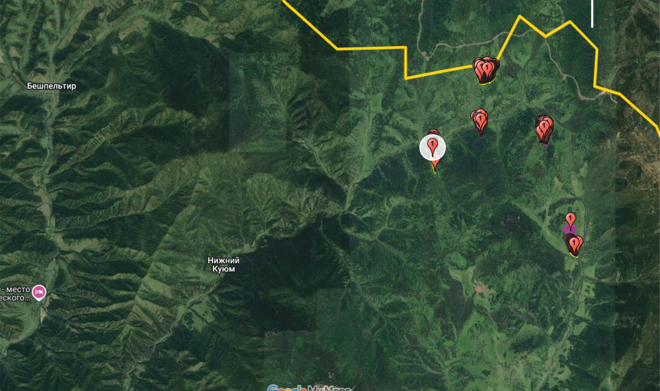 Участки по р.Кутучум (р-н Куюма). Банк земельных участков Алтая