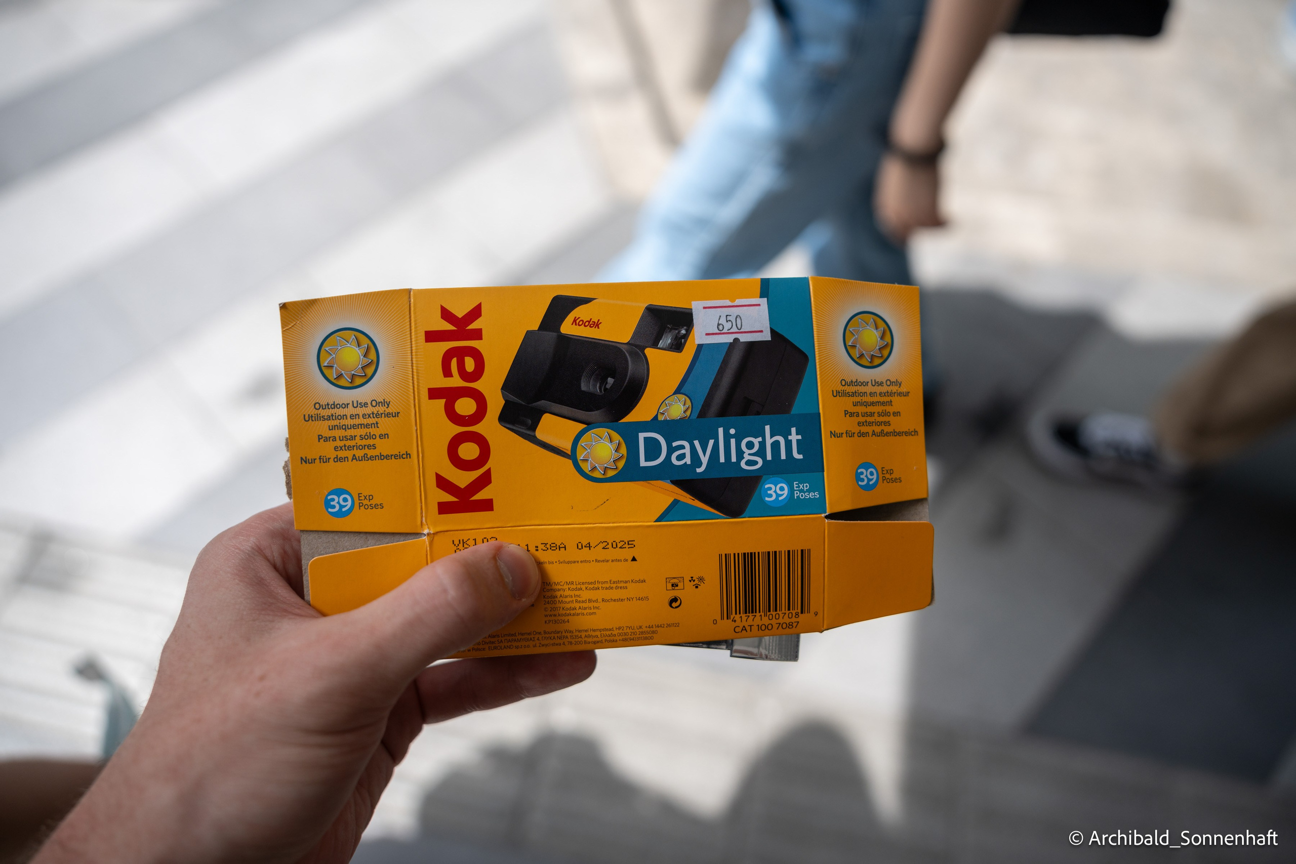 One film reel. Photographer in Guangzhou, China. Archibald Sonnenhaft