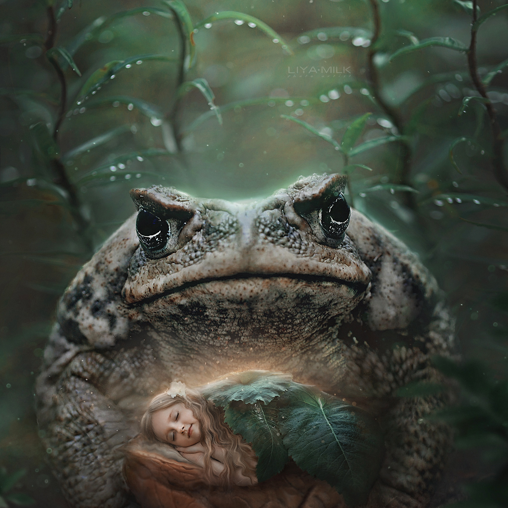 дюймовочка, фотосессии с животными