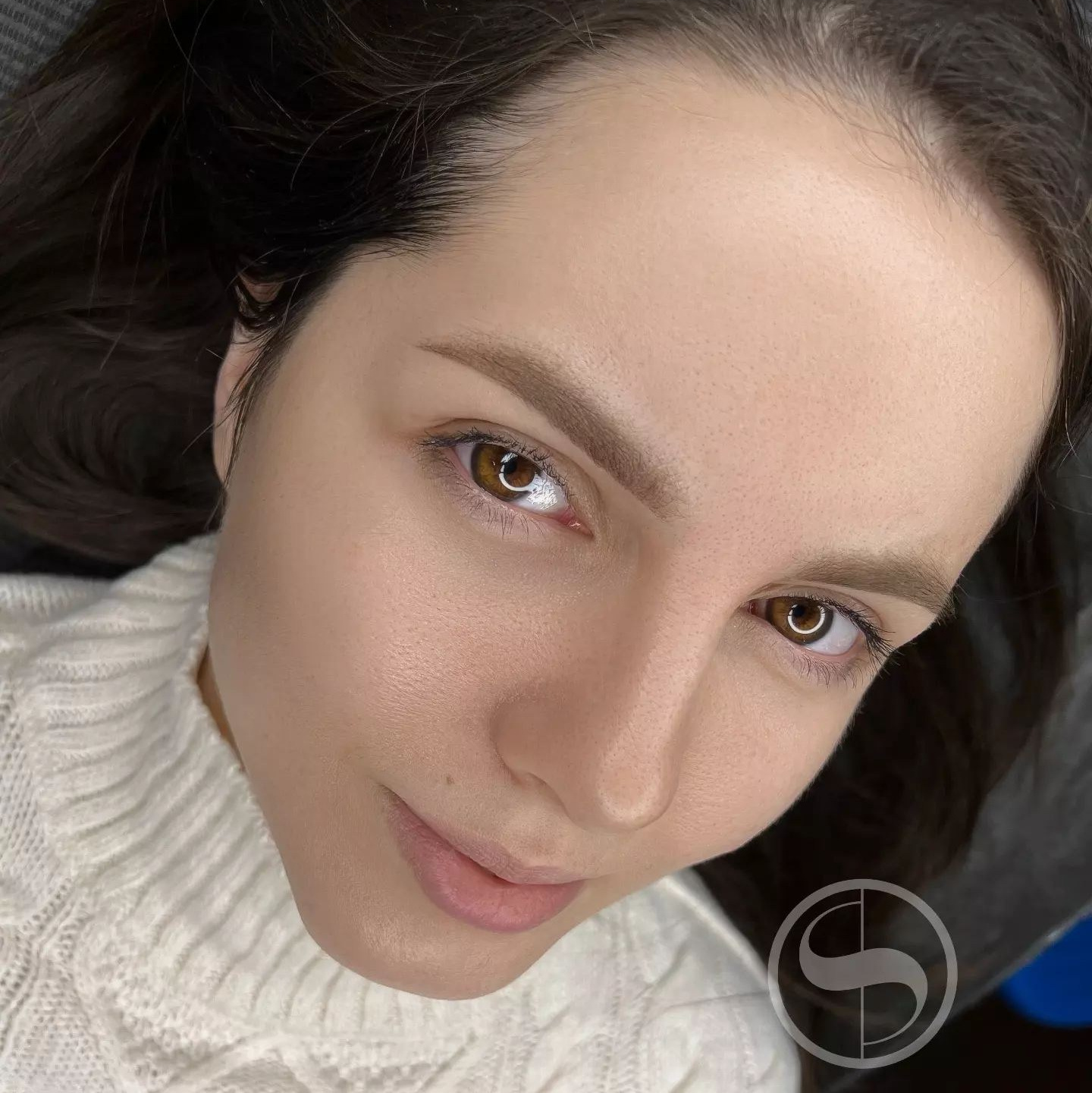 пудровое напыление, теневое напыление бровей, татуаж брови, перманент брови