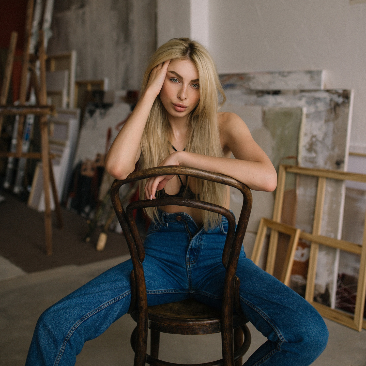 Индивидуальная фотосессия в мастерской художницы