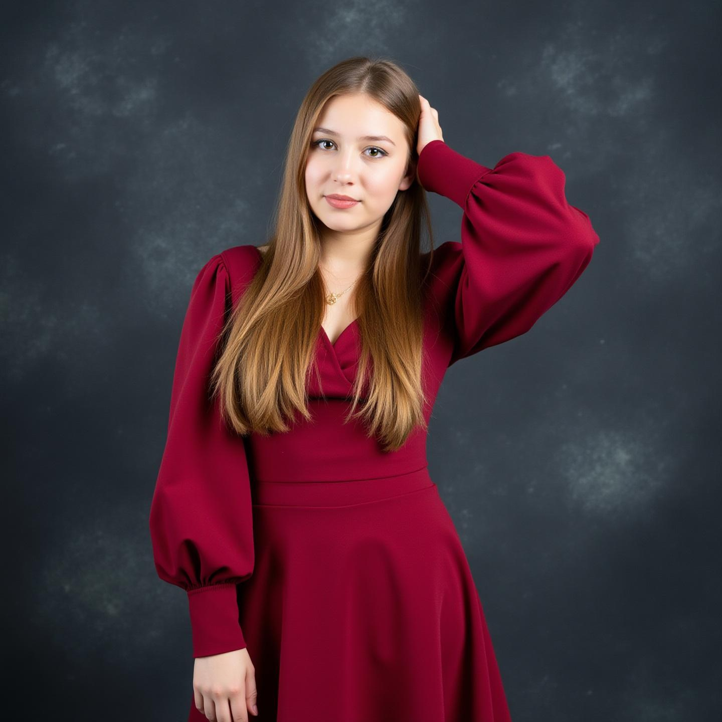 Фотография девушки школьницы 9 класса для выпускного альбома в Нижневартовске