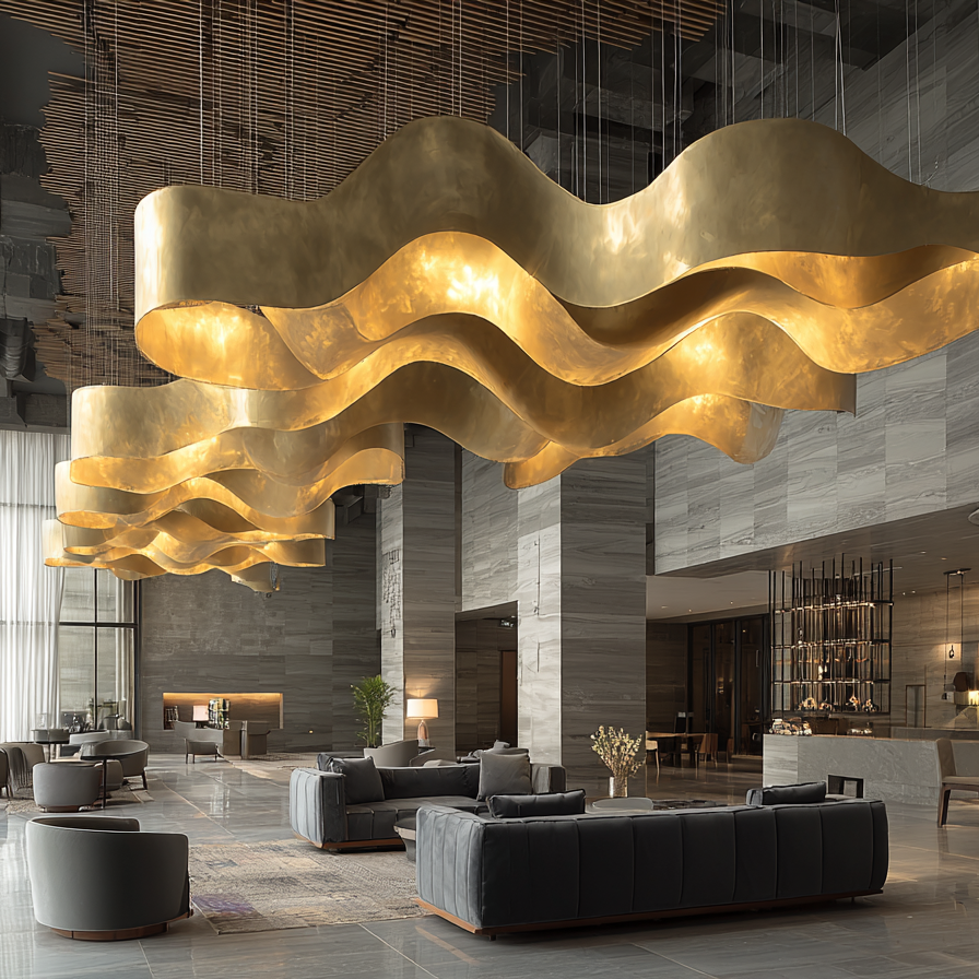 Концепт в Midjourney. 3D визуализация интерьера и архитектурной среды