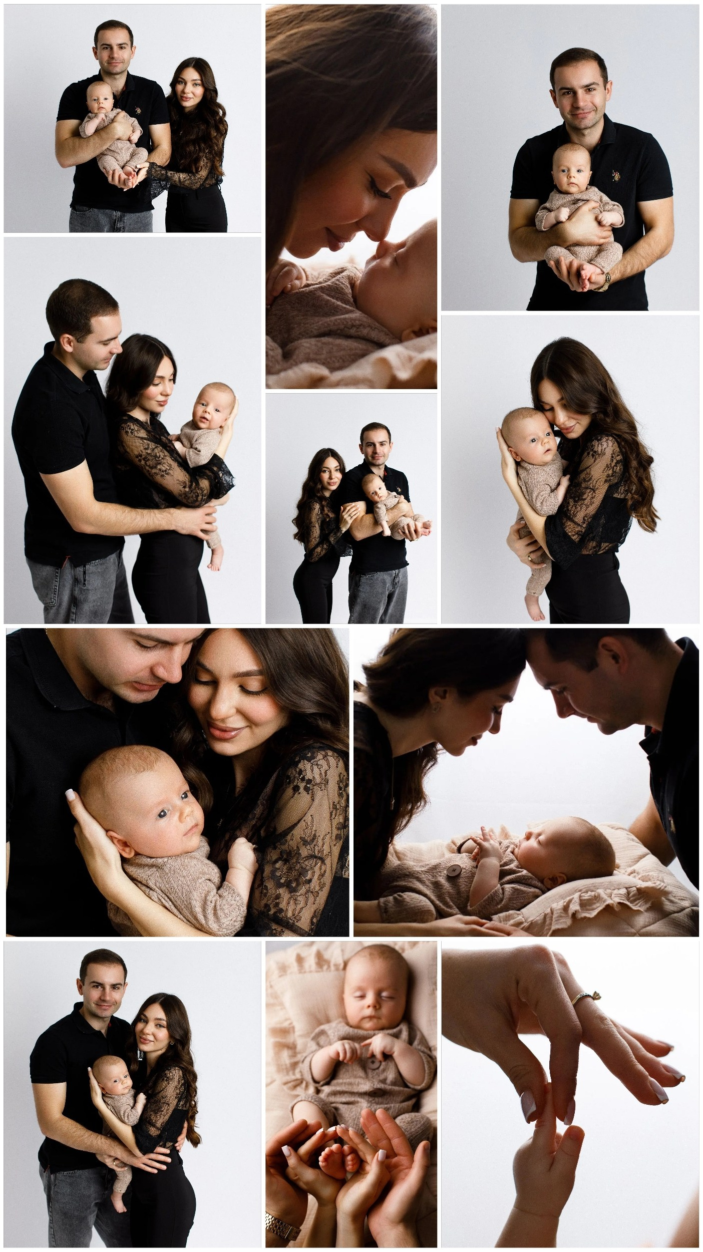 «Ничего лишнего» с 0 до 4 месяцев. Фотограф новорождённых и детей до года на КМВ