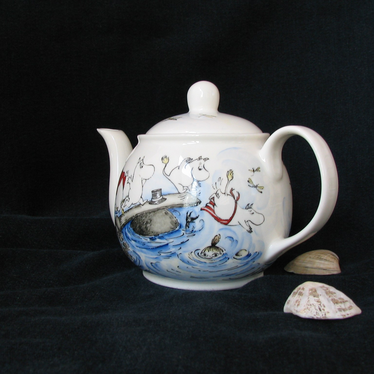 Чайник Муми-Тролли. Роспись Фарфора в Санкт-Петербурге