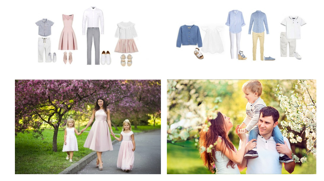 Выбор одежды для фотосессии в цветущих садах