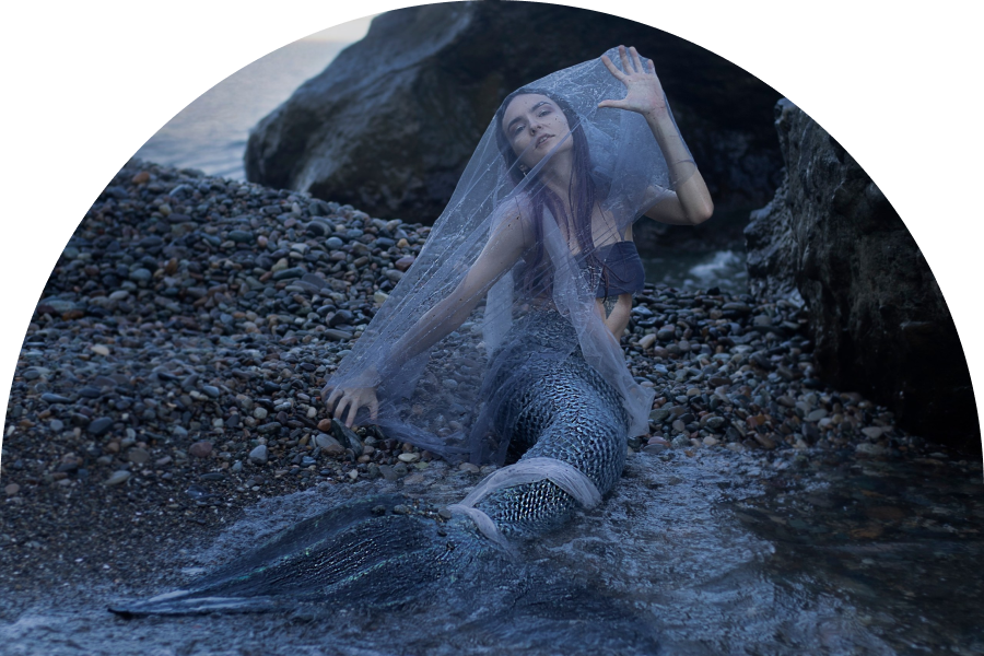 Mermaid. Art photographer Tatiana Serbina