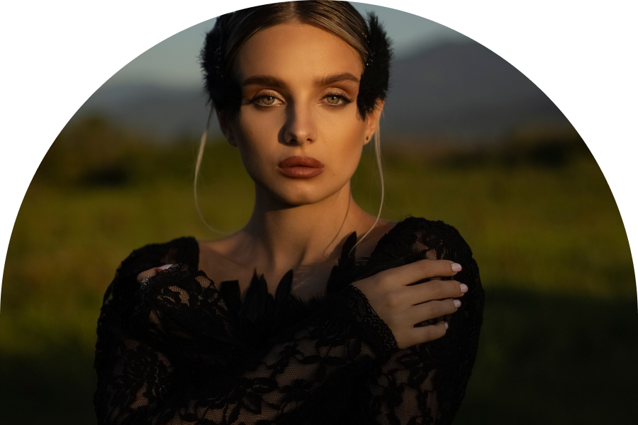 The Black Swan. Art photographer Tatiana Serbina