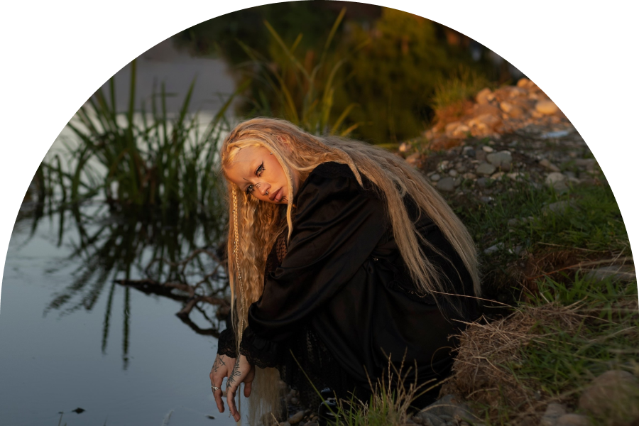 Witch. Art photographer Tatiana Serbina