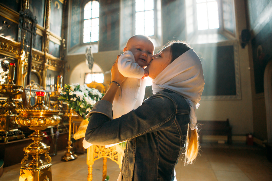 фото крестин