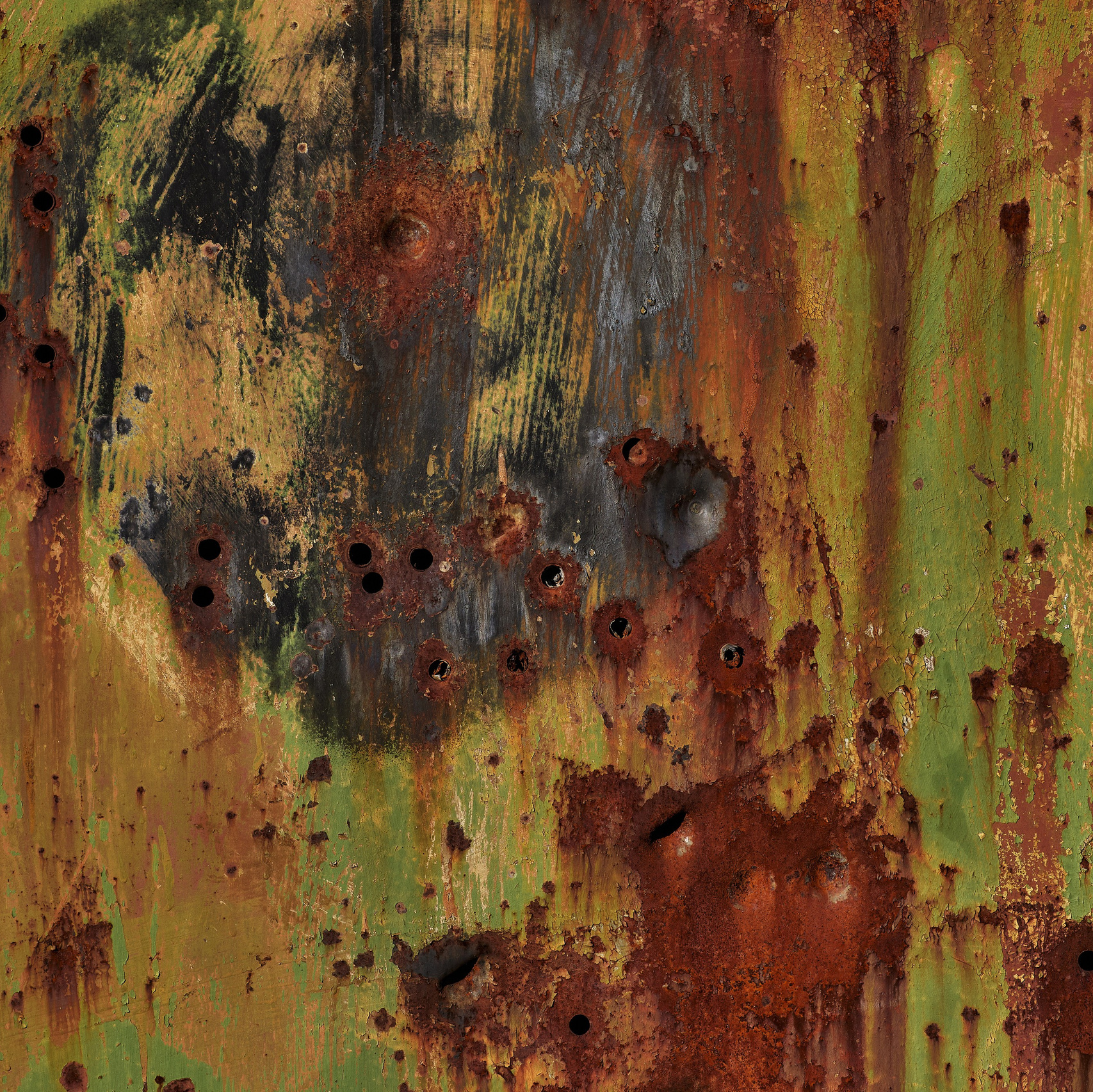 Бесплатные металлические текстуры с ржавчиной и дырами от пуль