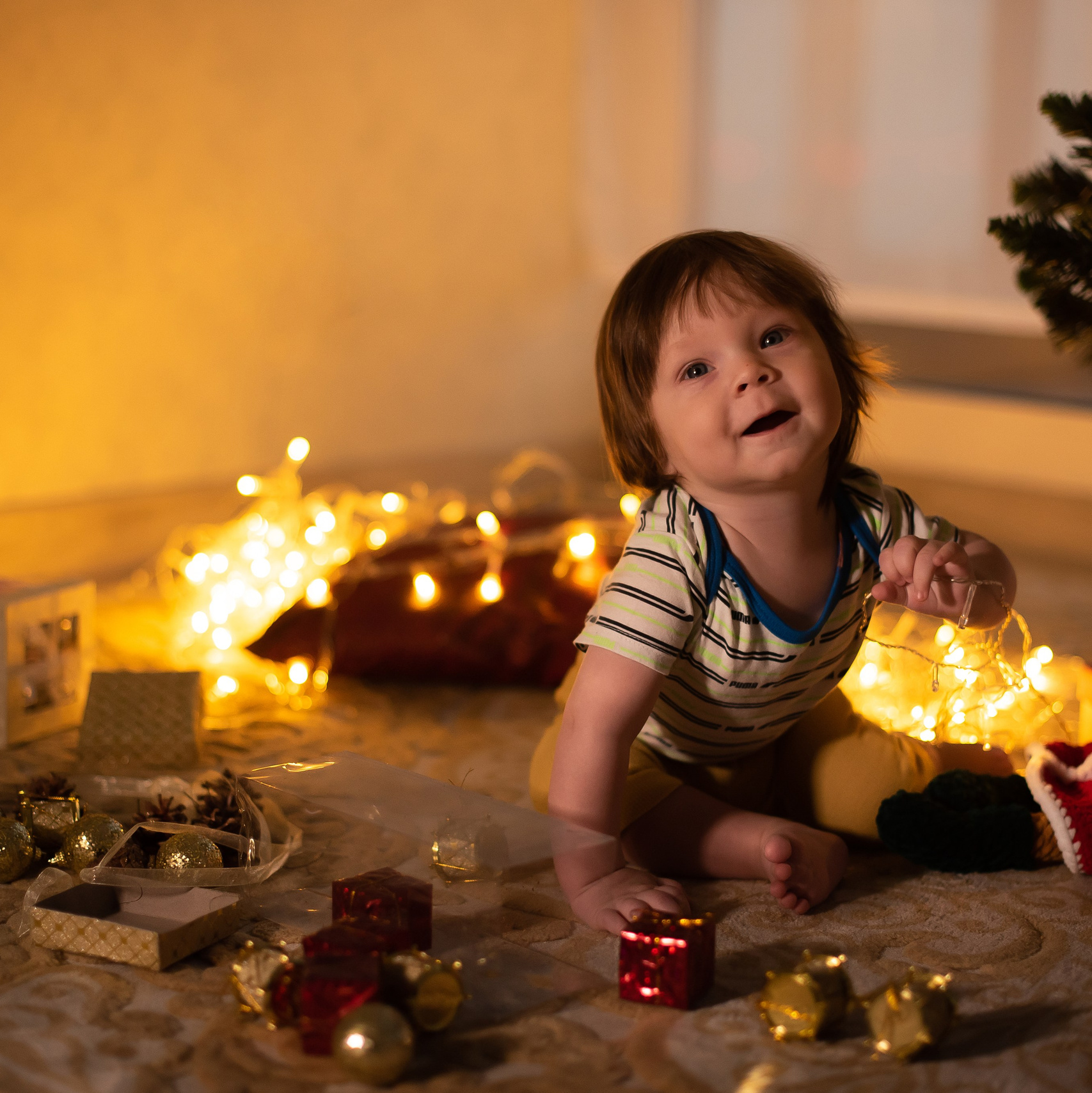 Новогодняя фотосессия у Вас дома. Свадебный и семейный фотограф Ольга Астрейко