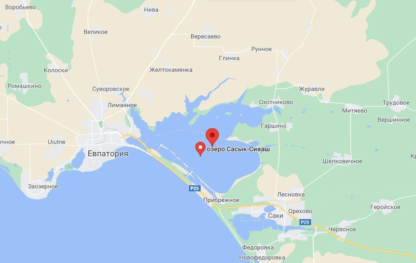 Розовое озеро Сасык-Сиваш. Продажа участков в Крыму.