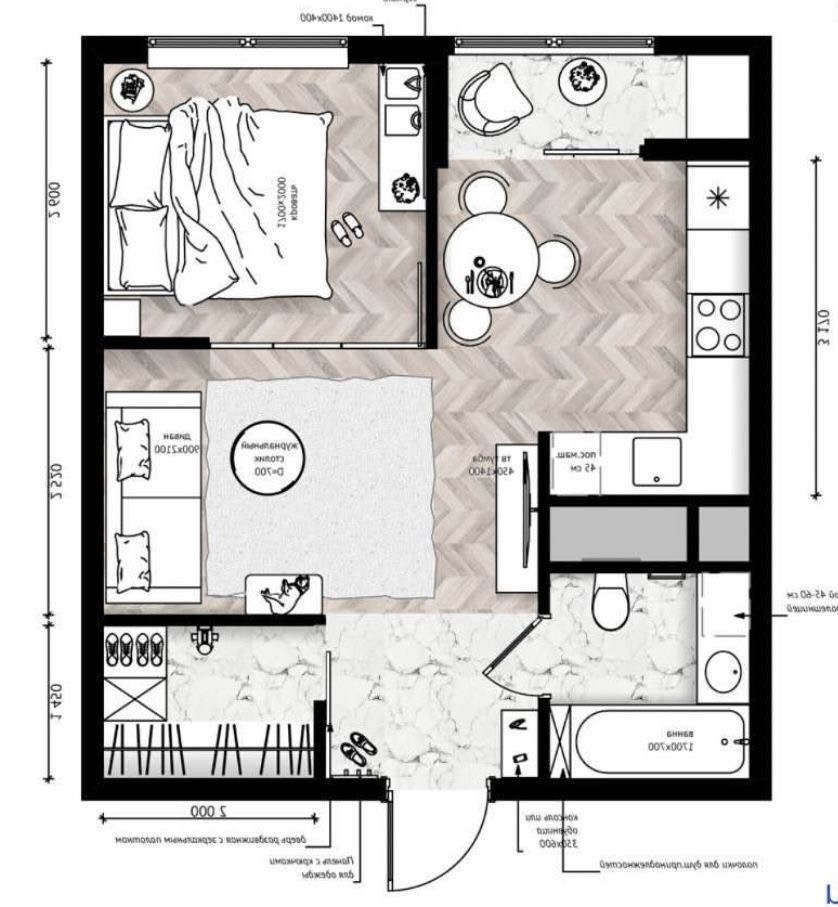 Умное зонирование: функции и эстетика перегородок. Ирина Змазнева_Дизайнер интерьера_Новосибирск