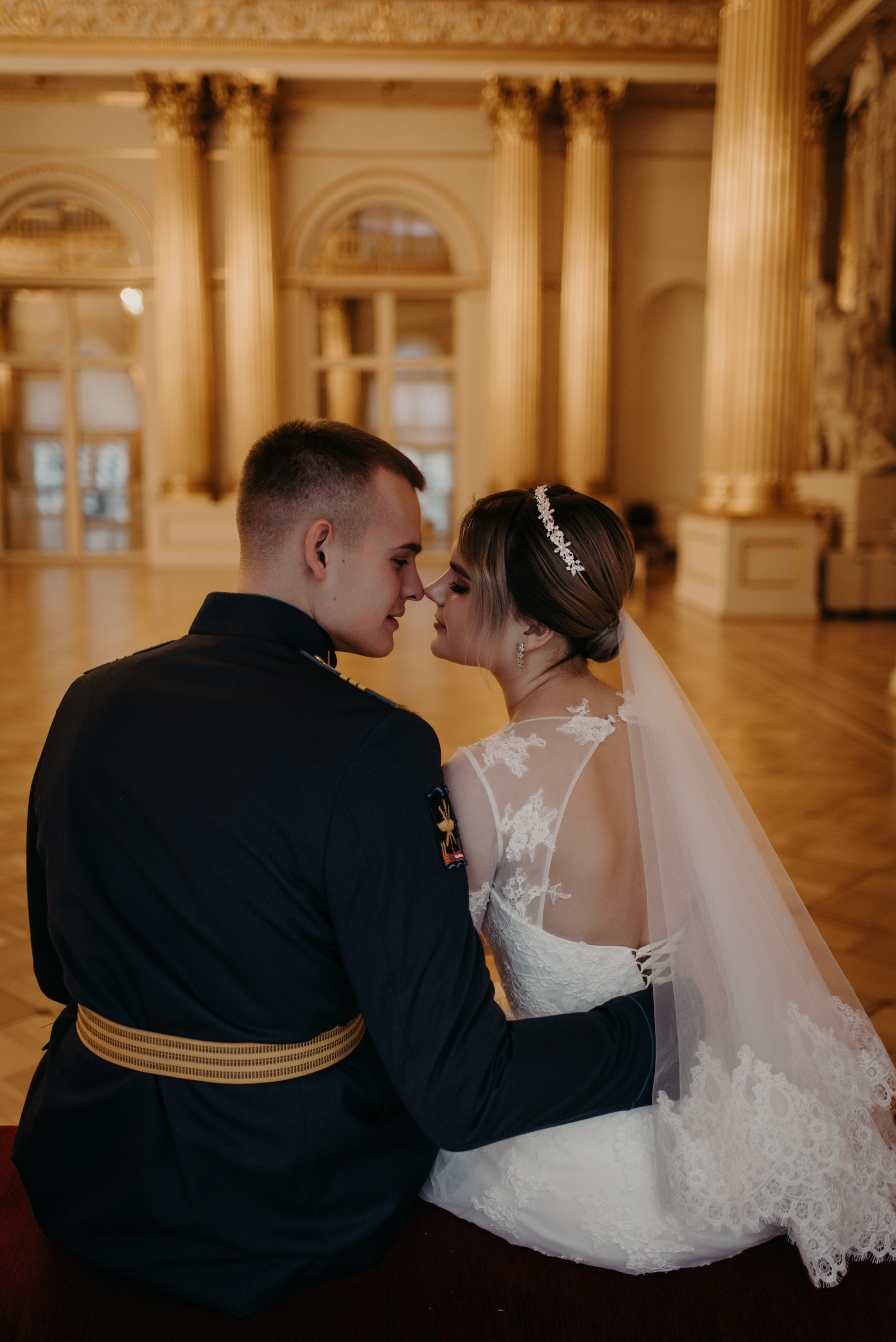 свадебная фотосессия в Эрмитаже