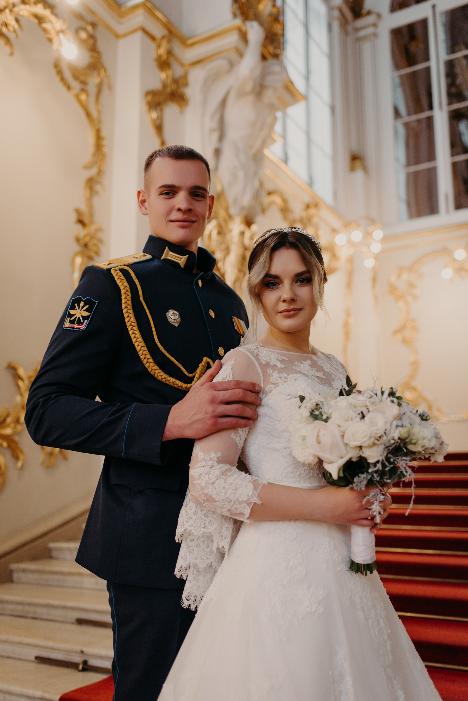 свадебная фотосессия в Эрмитаже