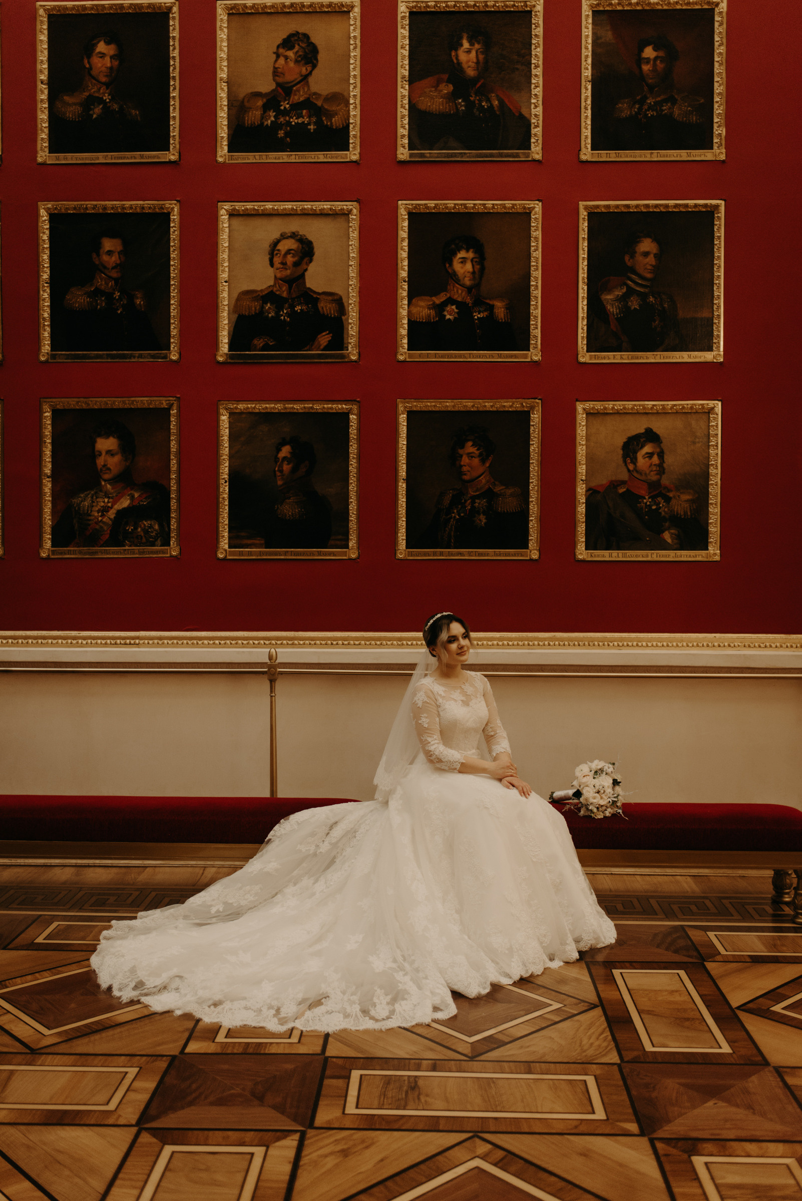 свадебная фотосессия в Эрмитаже