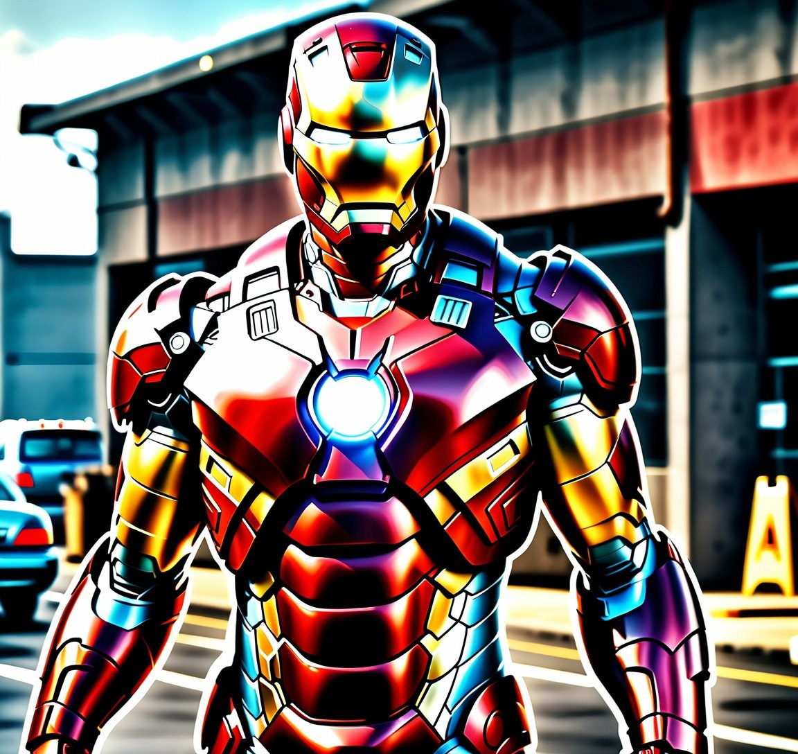 Вот так нейросеть сгенерировала Железного человека, который мне больше. Александр Марусёв, Портретный и студийный фотограф, Тверь, Москва