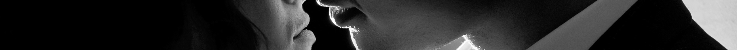 Фотография Губ парня и девушки крупным планом 