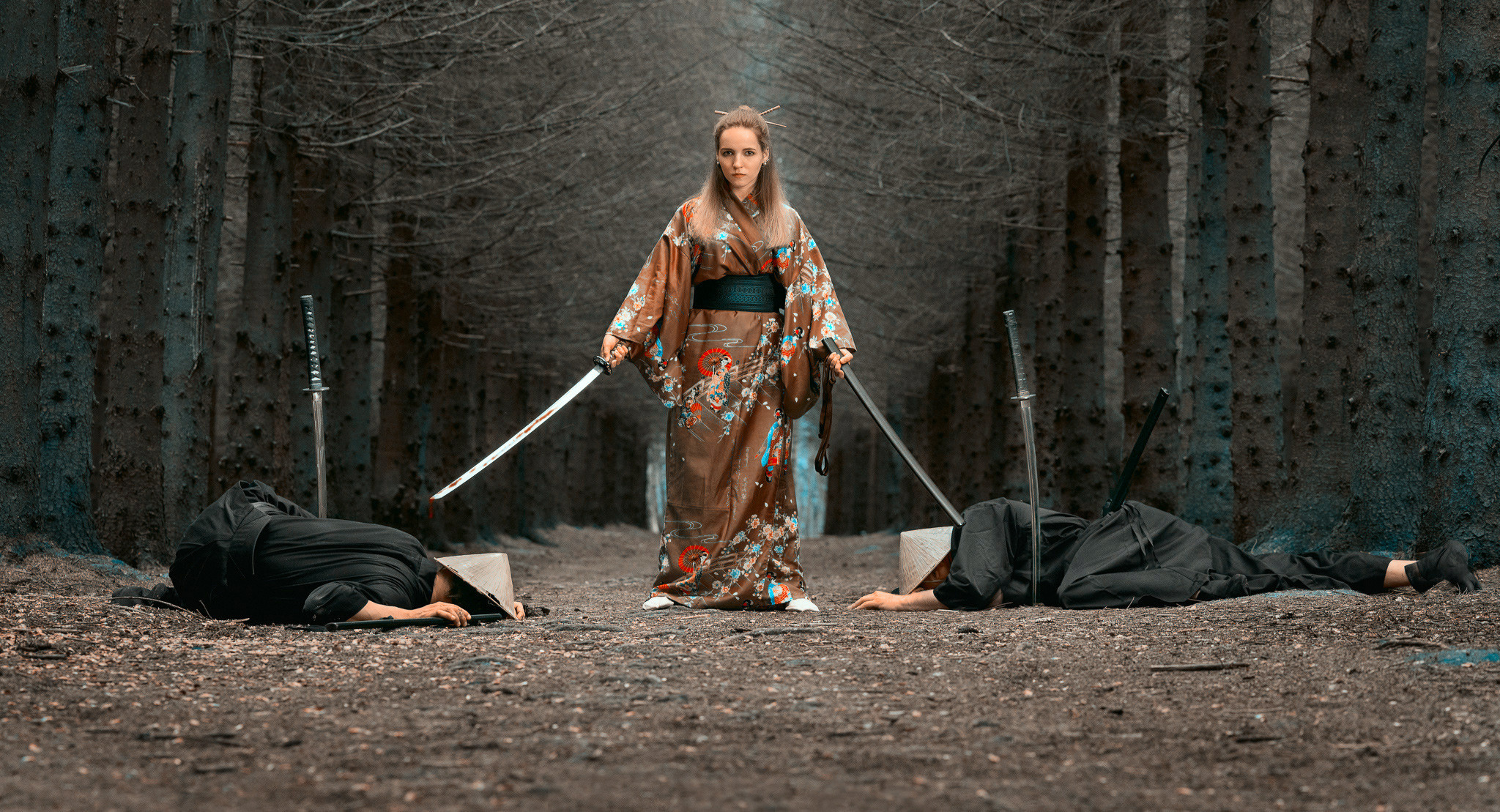 Фотоистория История одной прогулки, самураи