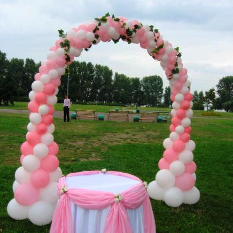 Свадебная арка из воздушных шаров. Студия праздничного декора