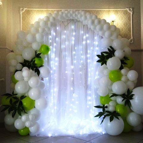 Свадебная арка из воздушных шаров. Студия праздничного декора