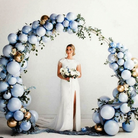 Свадебная арка из воздушных шаров. Студия праздничного декора