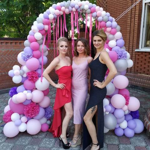 Свадебная арка из воздушных шаров. Студия праздничного декора