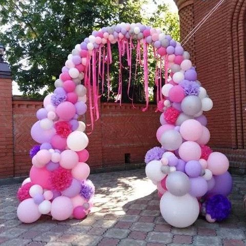 Свадебная арка из воздушных шаров. Студия праздничного декора