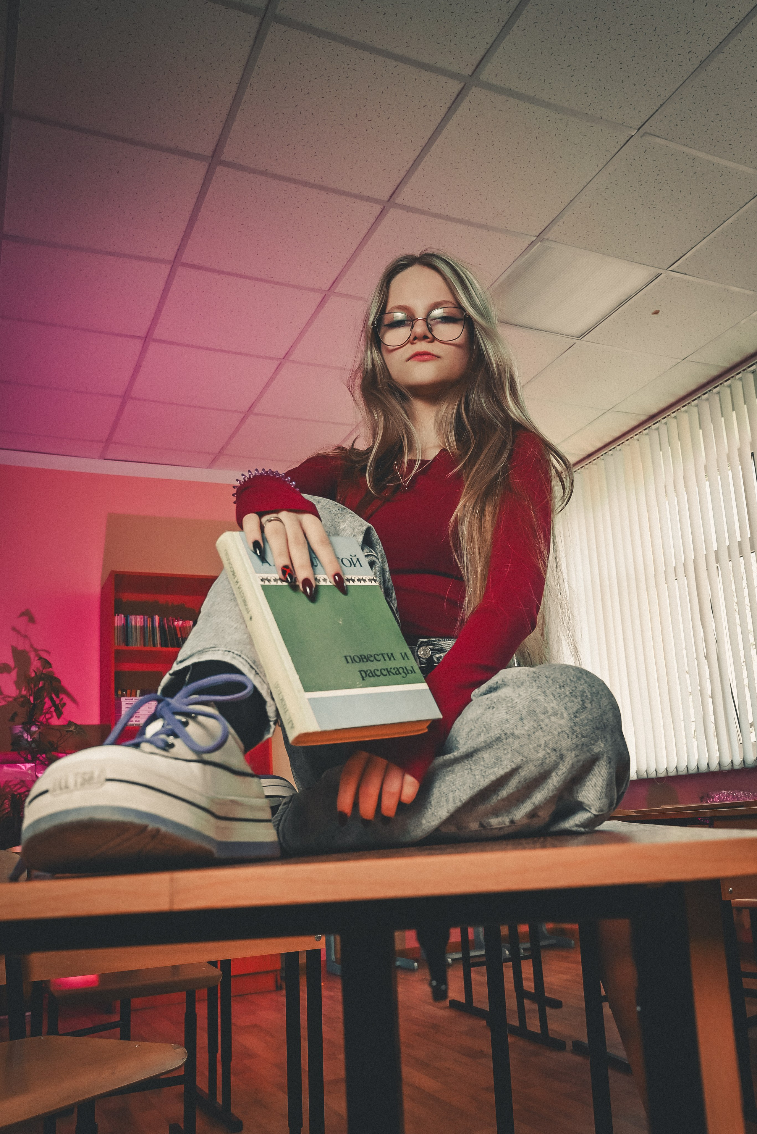 Школьная фотосессия для выпускных альбомов в Пензе