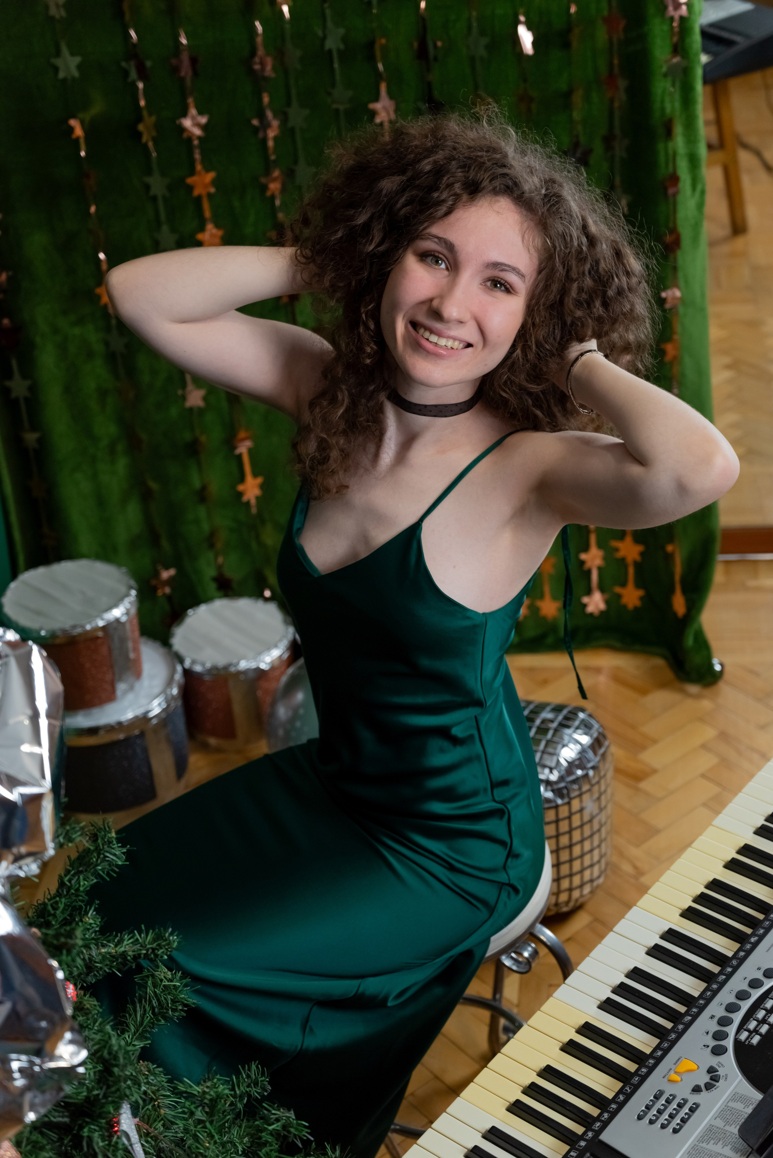 Портрет женщины в уютной домашней студии фотографа в Балашихе.