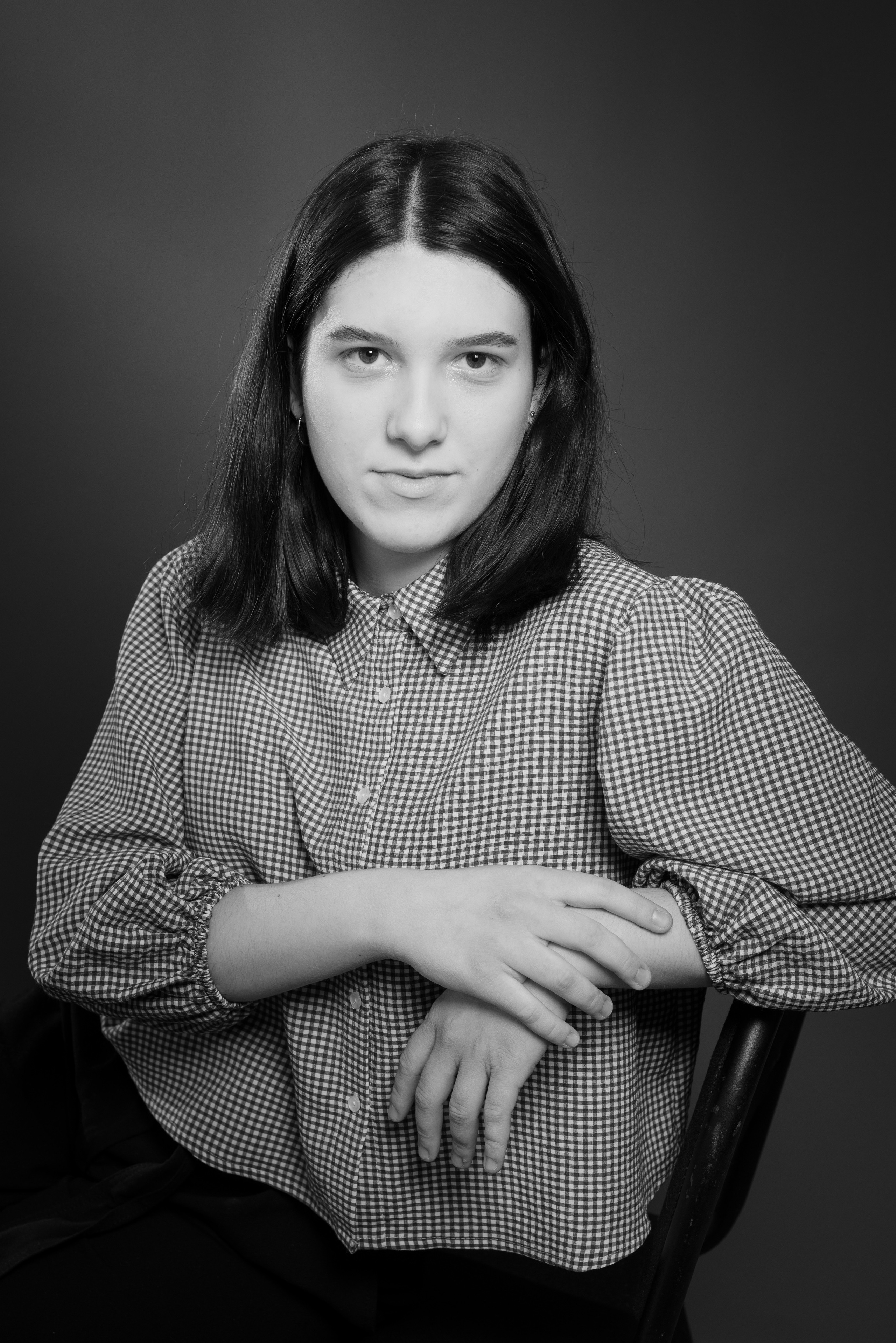 Выпускница девятого класса.