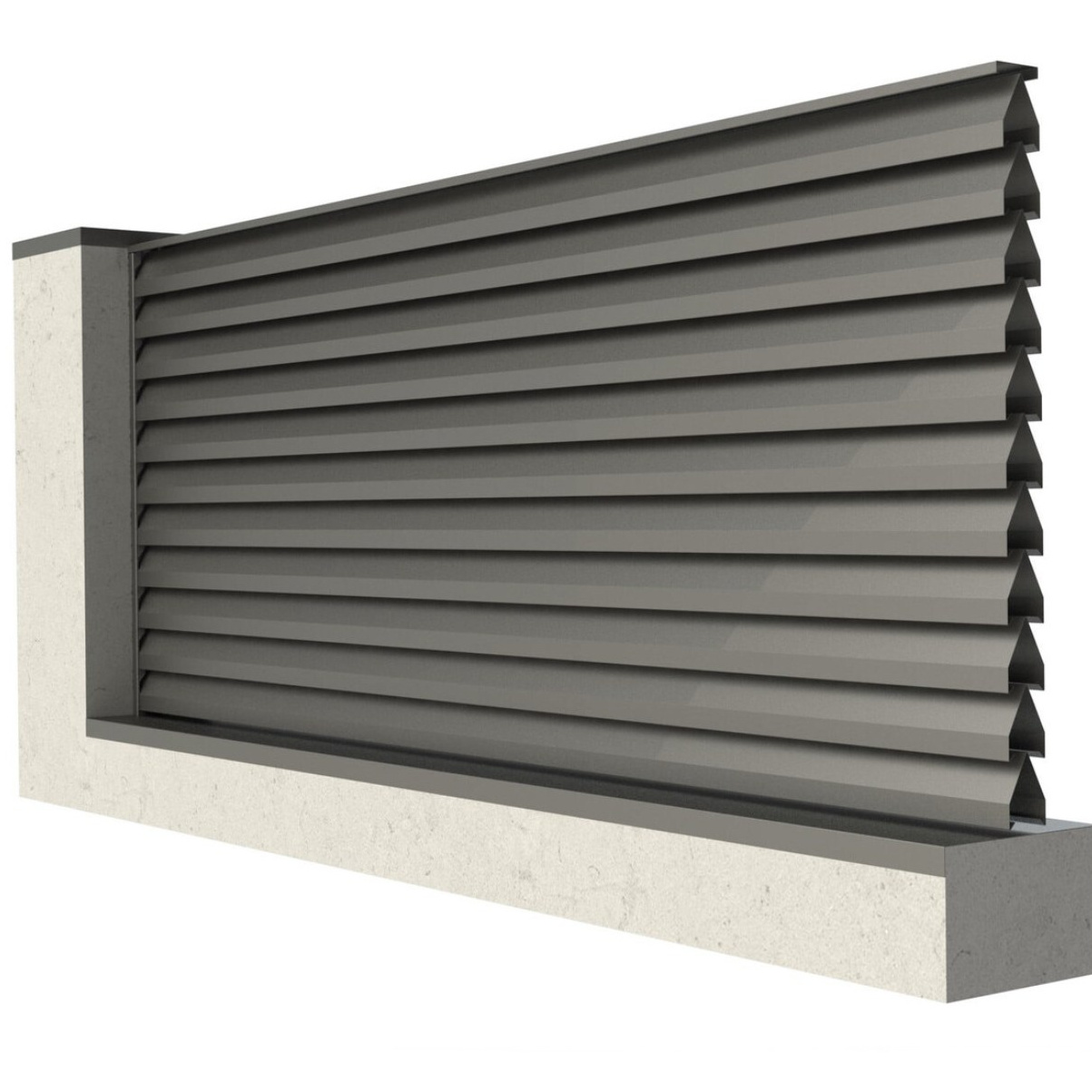 Заборы-жалюзи. Производство и монтаж